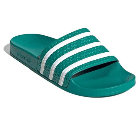 adidas slippers groen met wit|adidas club slippers.